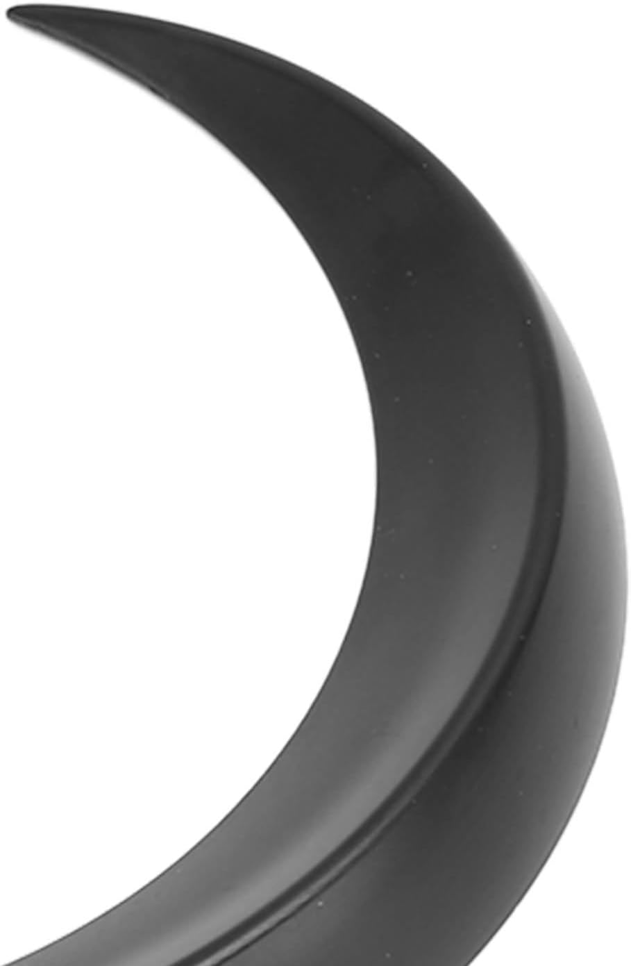 Moon Hair Stick, Easy to Use 2Pcs Moon Hairpin for Daily (Black) image number 4