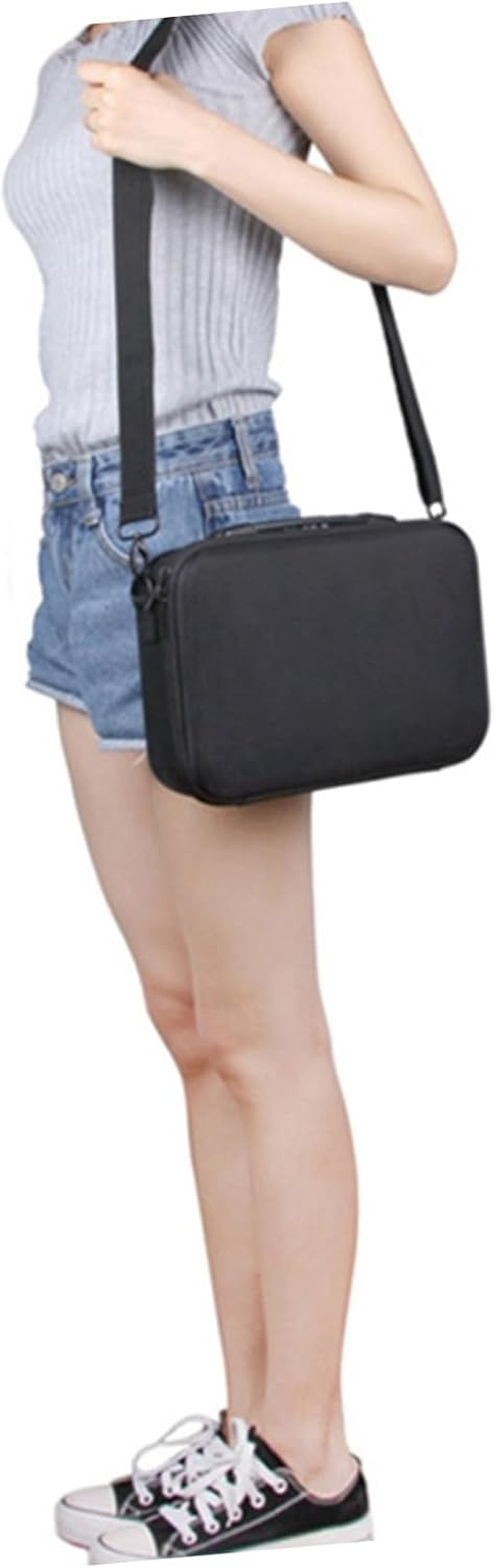 HONITANO Tello Drone Carrying Case and Storage Bag Detachable Shoulder Strap, Portable Lightweight Storage for Tello and Accessories, Travel and Outdoor Use Drone Kit image number 5