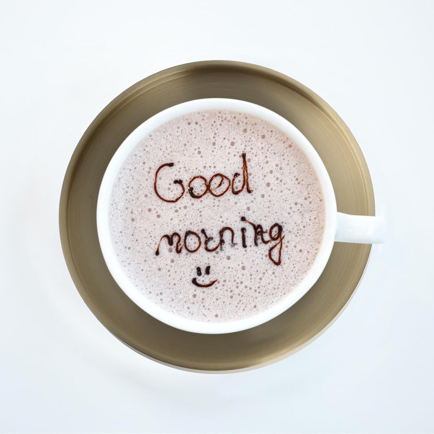 Kichvoe Brass Coasters for Drinks Bronze Gold Coasters Small Brass Copper Tea Cup Placemat Decor Accents for Table Home Kitchen Coffee Tables Centerpieces-1Pc image number 5