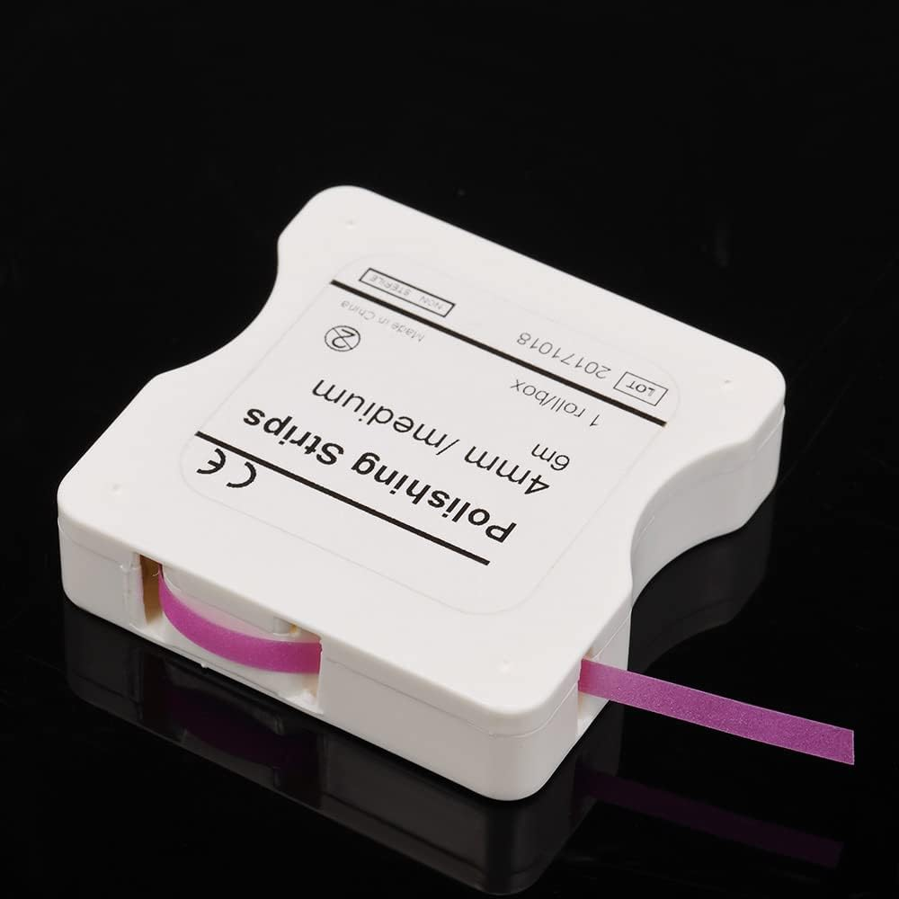 RAYWE 1Roll/Box Dental Polishing Strip 4Mm Resin Tooth Interdental Sanding Grinding Whitening Teeth Surface Dental Tool