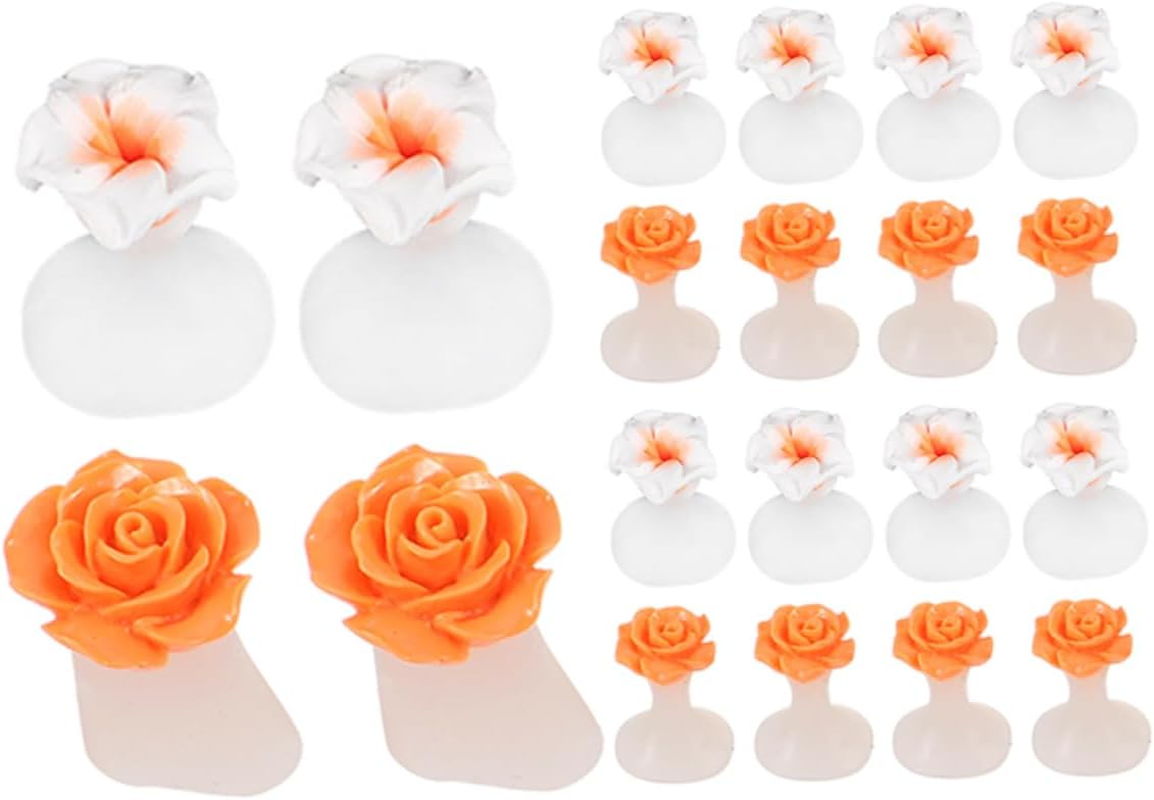 HEATSHAKING 16Pcs Nail Art Tools Toe Separators Silicone Toe Dividers for Pedicure image number 6