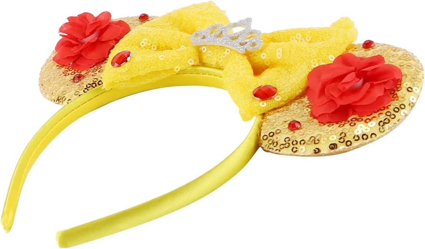 Enwye Mickey Ears Headband Fits Different Head Shapes and Hairstyles Suitable for Disneyland, Festivals, Birthday Parties and Other Occasions image number 1