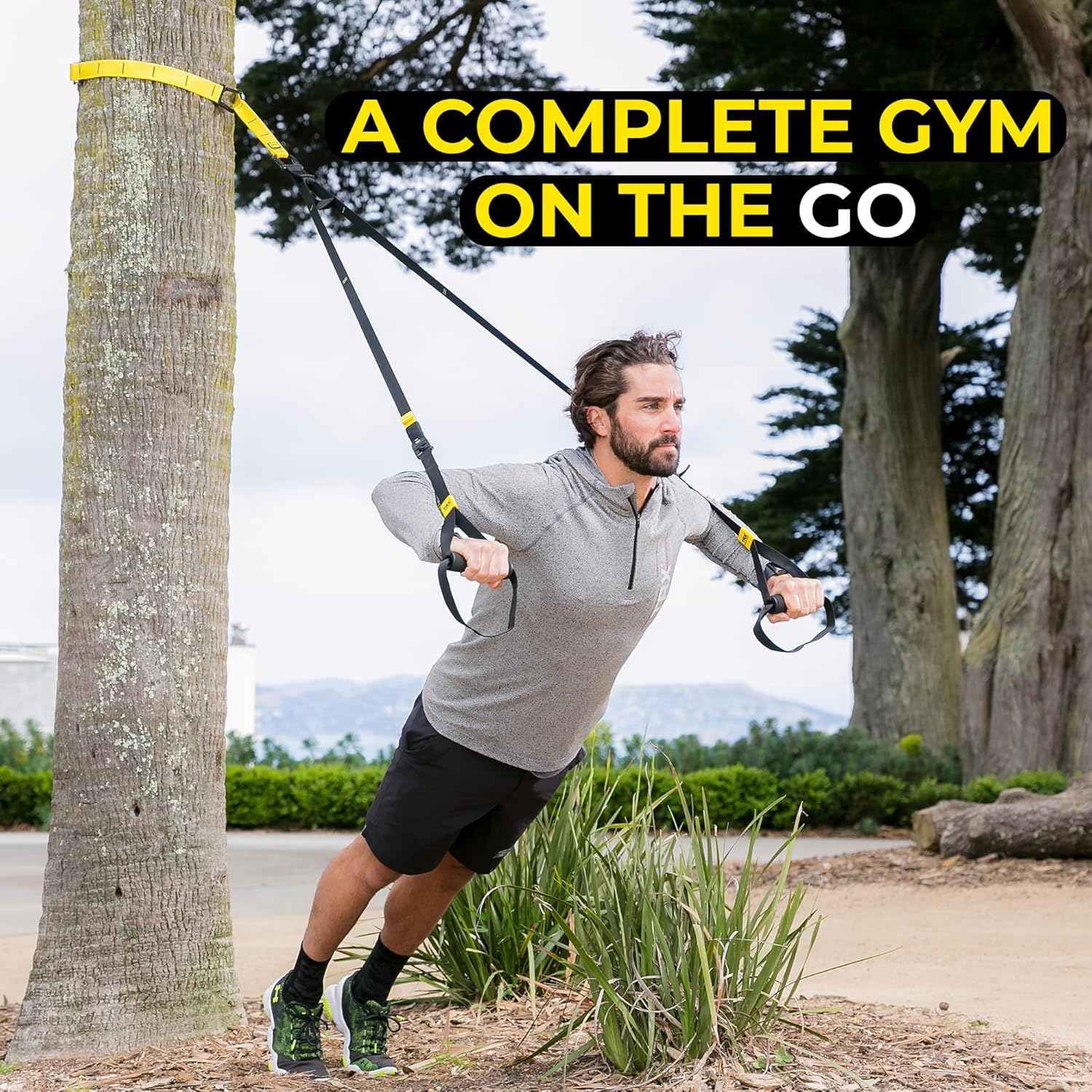 TRX GO Suspension Trainer System: Lightweight & Portable| Full Body Workouts, All Levels & All Goals| Includes Get Started Poster, 2 Workout Guides & Indoor/Outdoor Anchors image number 3