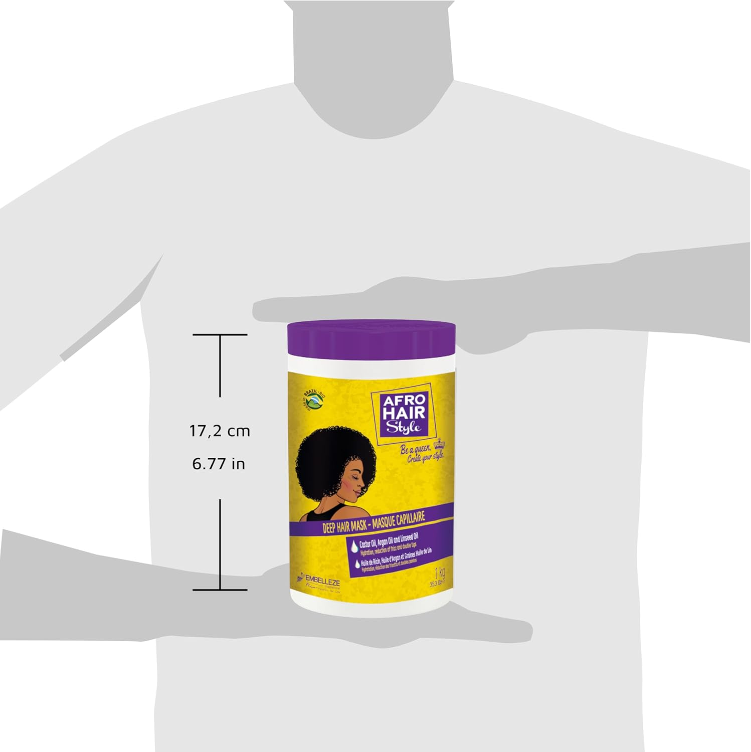 Novex Afrohair Hair Mask 35Oz/1Kg image number 3