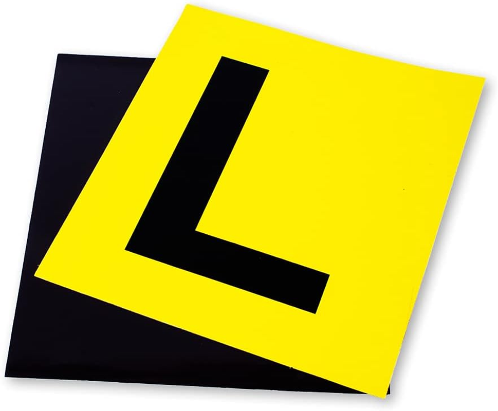 Handy Automotive All States Magnetic L Plate, Yellow (Pack of 2) image number 4