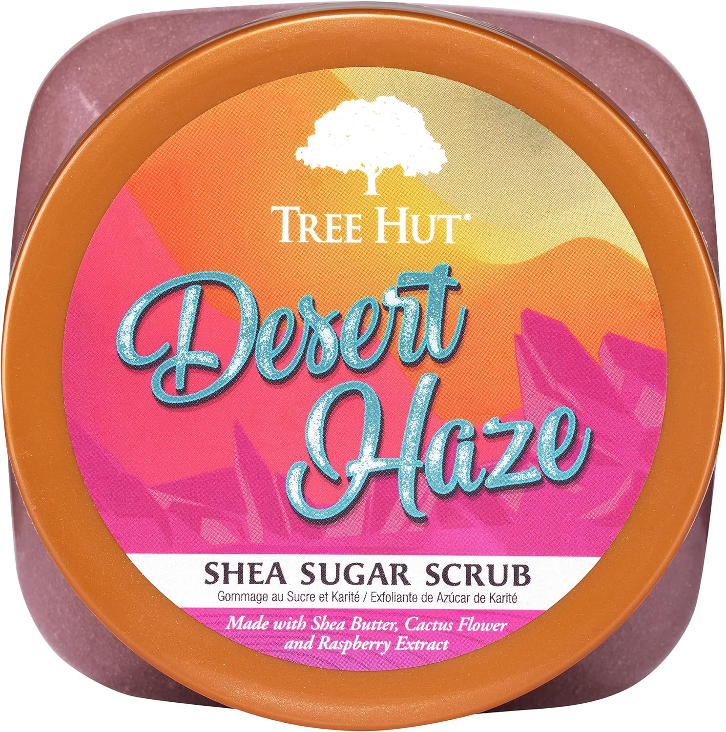 Tree Hut Desert Haze Shea Sugar Scrub | Exfoliating Body Scrub Removes Dead, Dry Skin for a Soft and Hydrated Feel | Nourishing Essential Body Care | 18 Oz image number 5