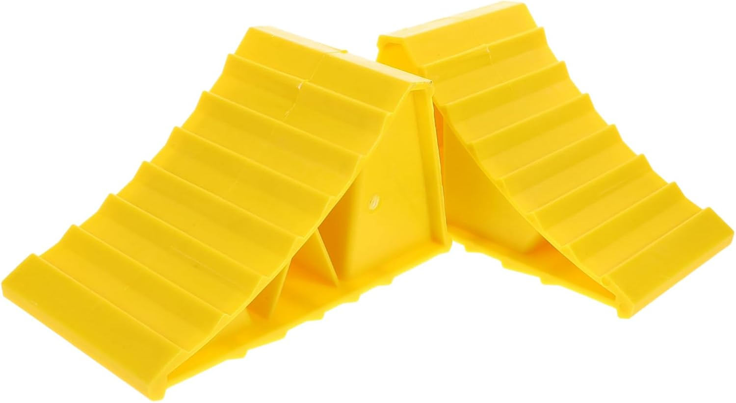 NAMOARLY Plastic Car Wheel Chocks Heavy Duty Wheel Stoppers for Travel Trailers Rvs Cars Camper Garage Automotive Portable Tire Support Pad Chocks image number 2