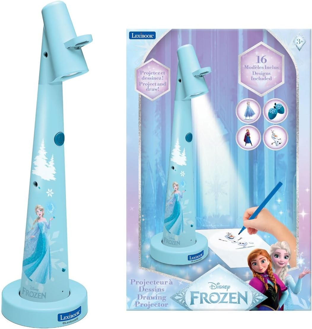 Lexibook, Disney Frozen CRP10FZ Blue White Drawing Projector image number 2