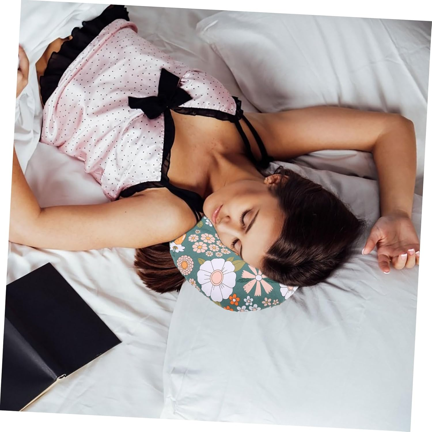 CONGARTENO Donut Piercing Pillow with Hollow Design Comfortable Ear Support for Memory Ear Protector for Post-Piercing Recovery Washable and Easy to Clean for Travel and Home Use image number 5