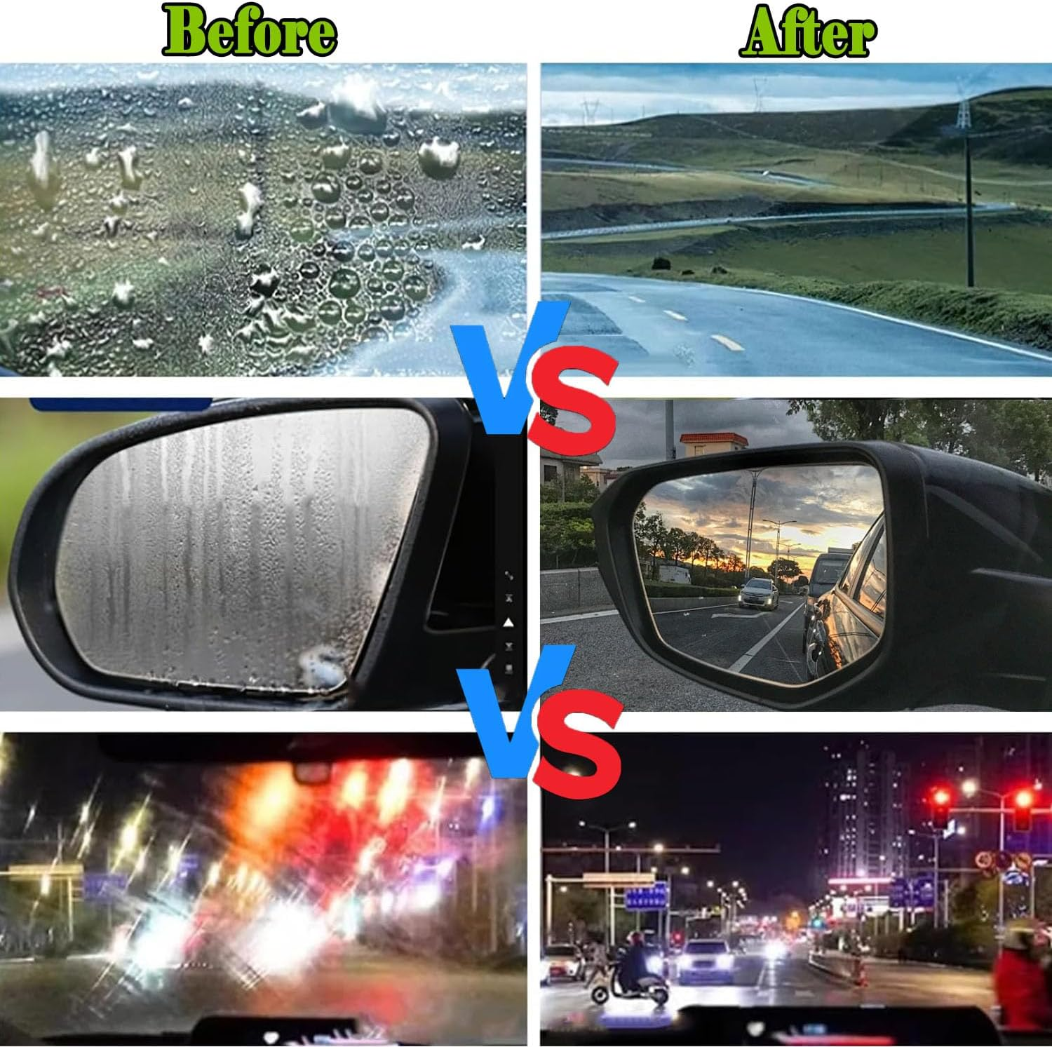 Wakouter Automotive Oil Film Cleaning Brush, 2 Pack 150Ml Automotive Oil Film Cleaning Brush, Car Windscreen Cleaner, for Easily Improve Clarity & Visibility, for Windows & Windshield Washer image number 4