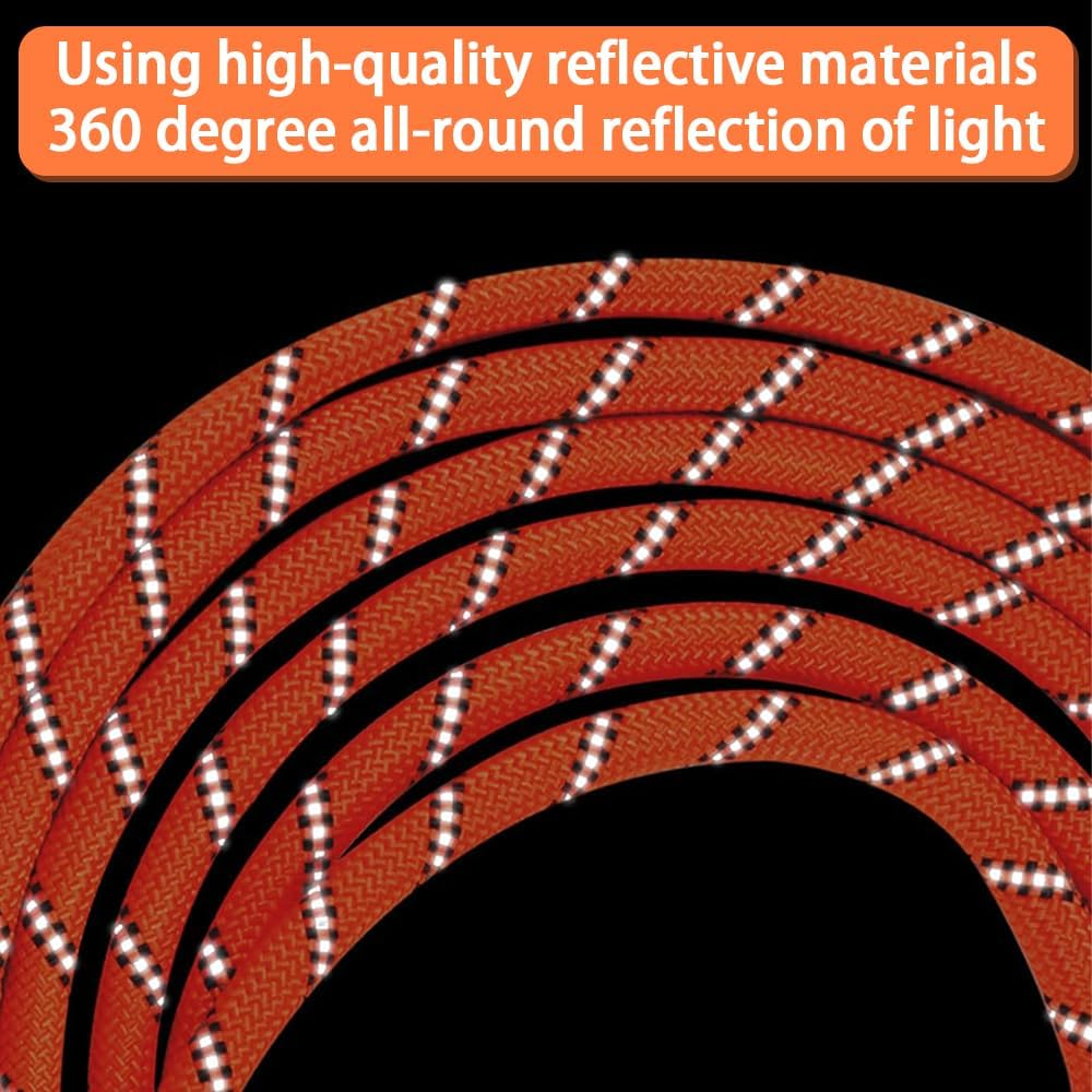 Dog Run for Yard, 15M Portable Overhead Trolley System with 3M Runner Lead for Dogs up to 200Lbs, Tie Out Cable for Camping Tough Dog Tie Out Cable for Outdoor Park Yard