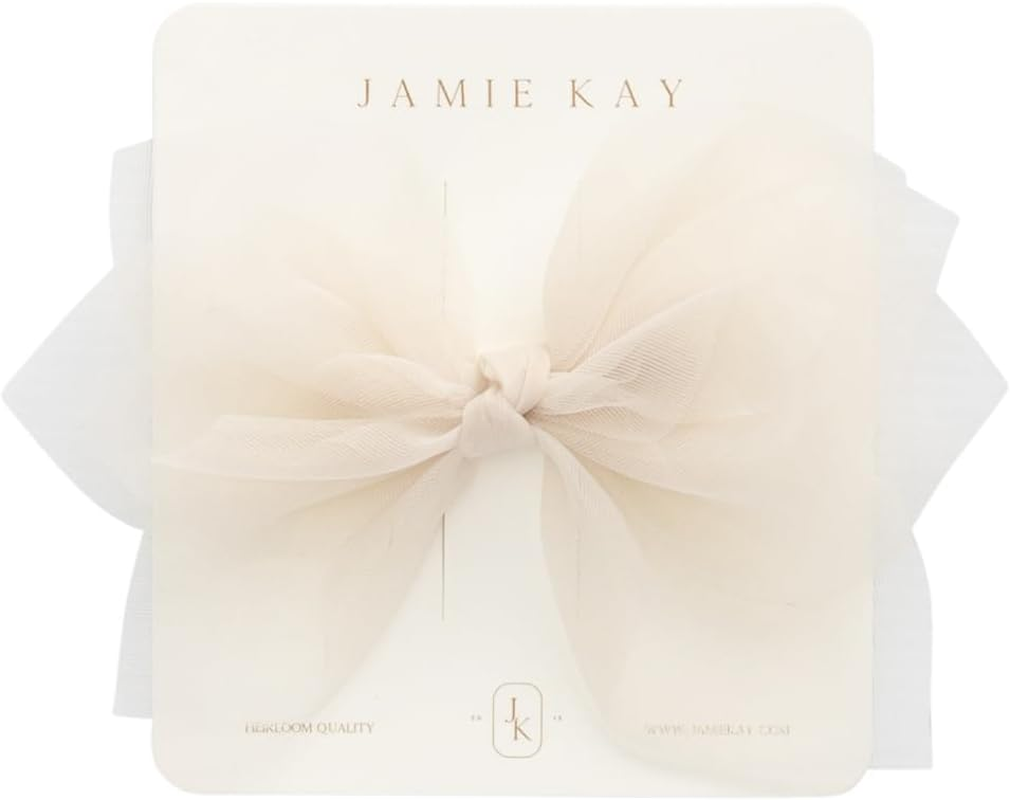 Tulle Hair Clip Blushed Rose image number 1