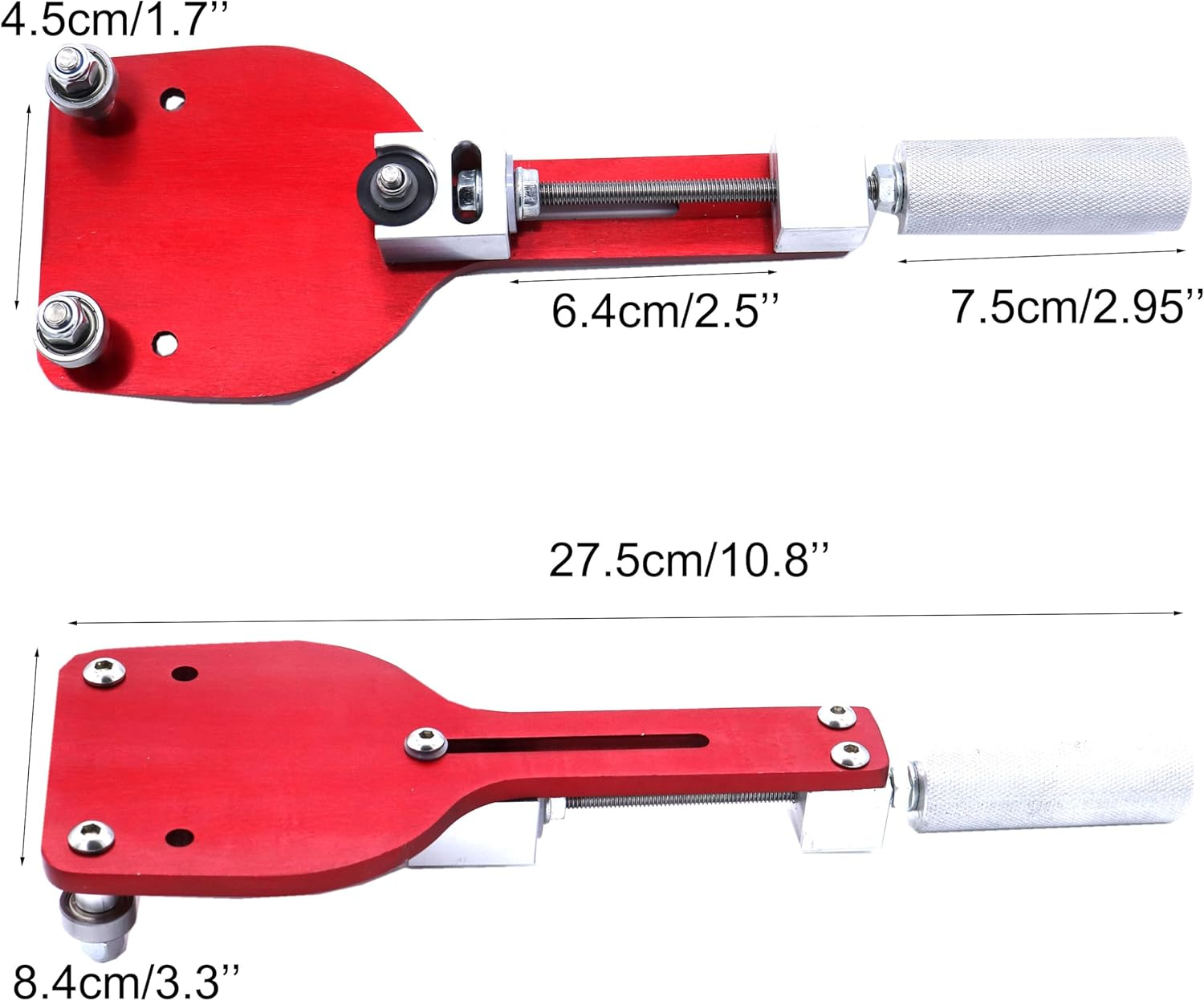 MOCW 77750 Oil Filter Cutter Billet Aluminum Universal Oil Filter Cutter Tool 2-3/8" - 5" Cutting Range image number 1