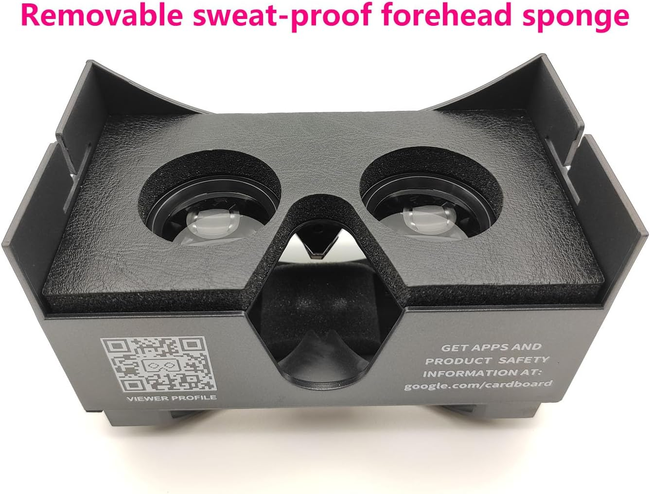 Google Cardboard VR,VR Headsets Virtual Reality Glasses and Comfortable Head Strap for All 4-6.8 Inch Full Screen Smartphones