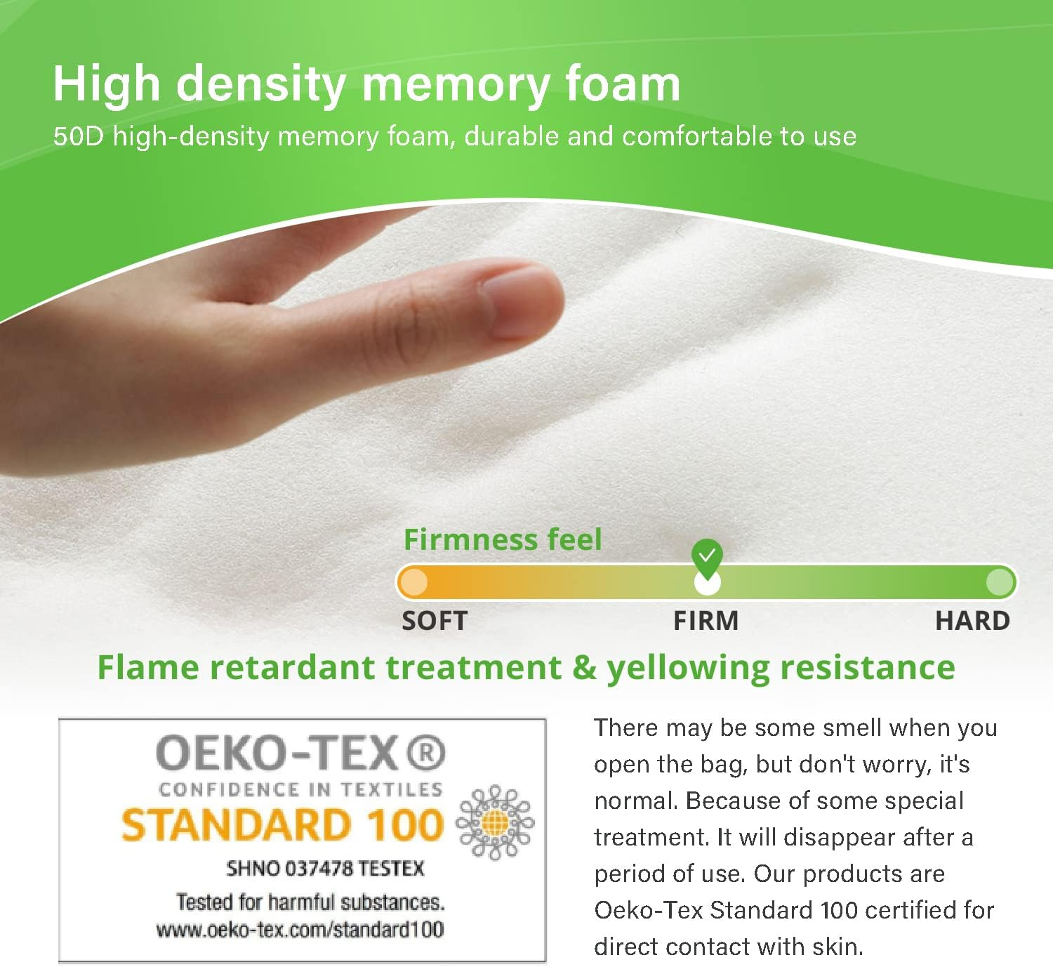 Chair Ergonomic Armrest Pads Elbow Pillow Pressure Relief Office Chair Gaming Chair Armrest with Memory Foam Armrest Pads 2-Piece Set of Chair (Memory Foam) image number 5