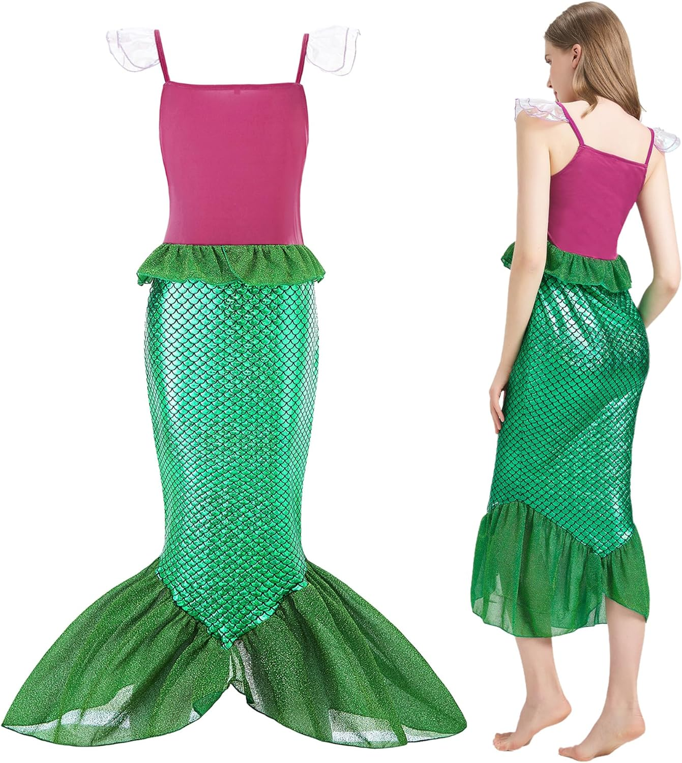 Womens Princess Costume Halloween Cosplay Party Dress up Role Play Outfits for Adult image number 5