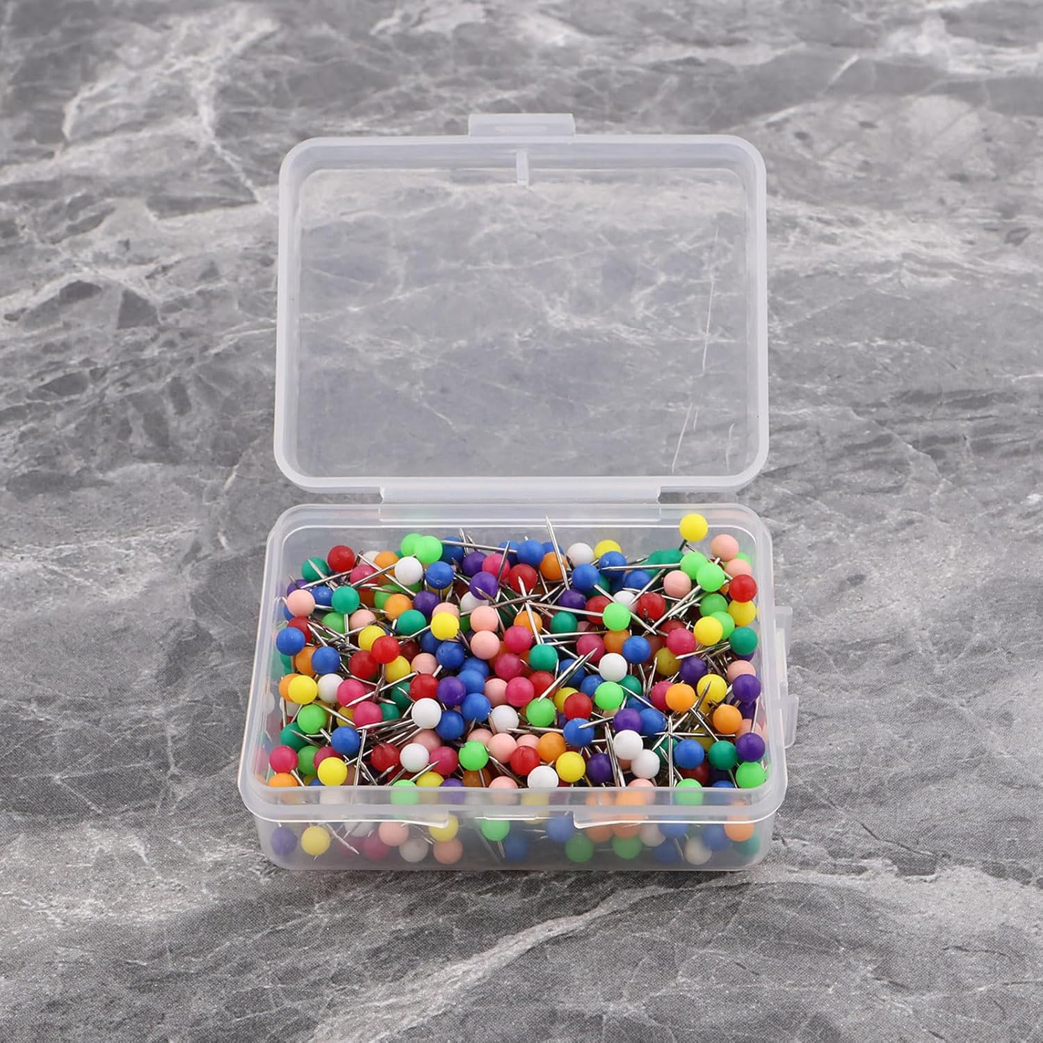 Ecsing 500PCS Carp Fishing Line Winder Pin 3.8X14.8Mm Positioning Pin Fit for a Various of Carp Fishing Rig Safe Boxes for Carp Hair Rigs Ronnie Rigs Color Mixed image number 1