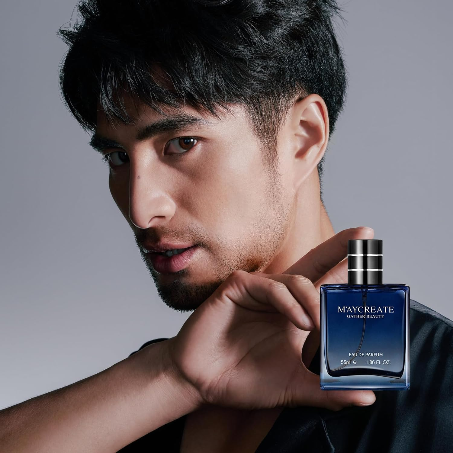 55 ML Blue Ocean Light Fragrance for Men - Fresh and Sensual Eau De Toilette Infused with Pheromones - Romantic Scent image number 1