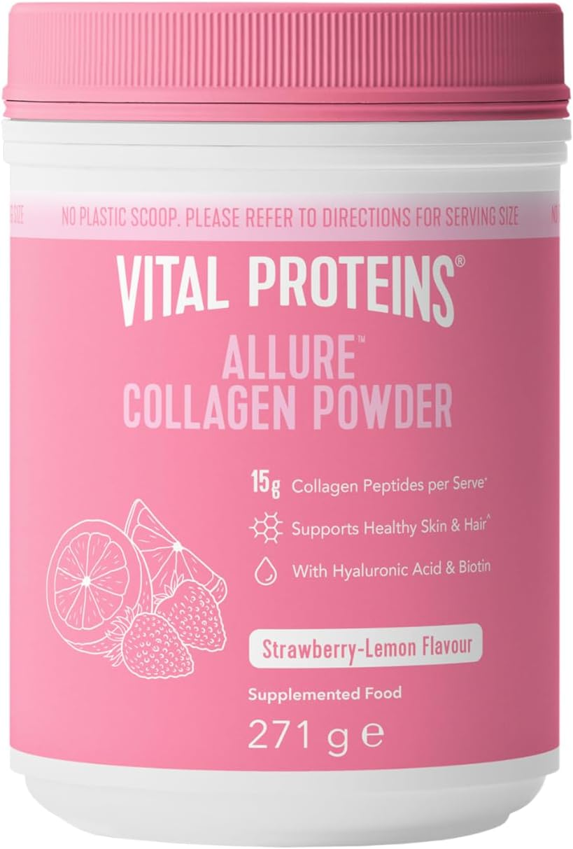 VITAL PROTEINS&reg; ALLURE&trade; Collagen Powder with Hyaluronic Acid & Biotin, 15G Collagen per Serve, Strawberry Lemon Flavour, 271G image number 1