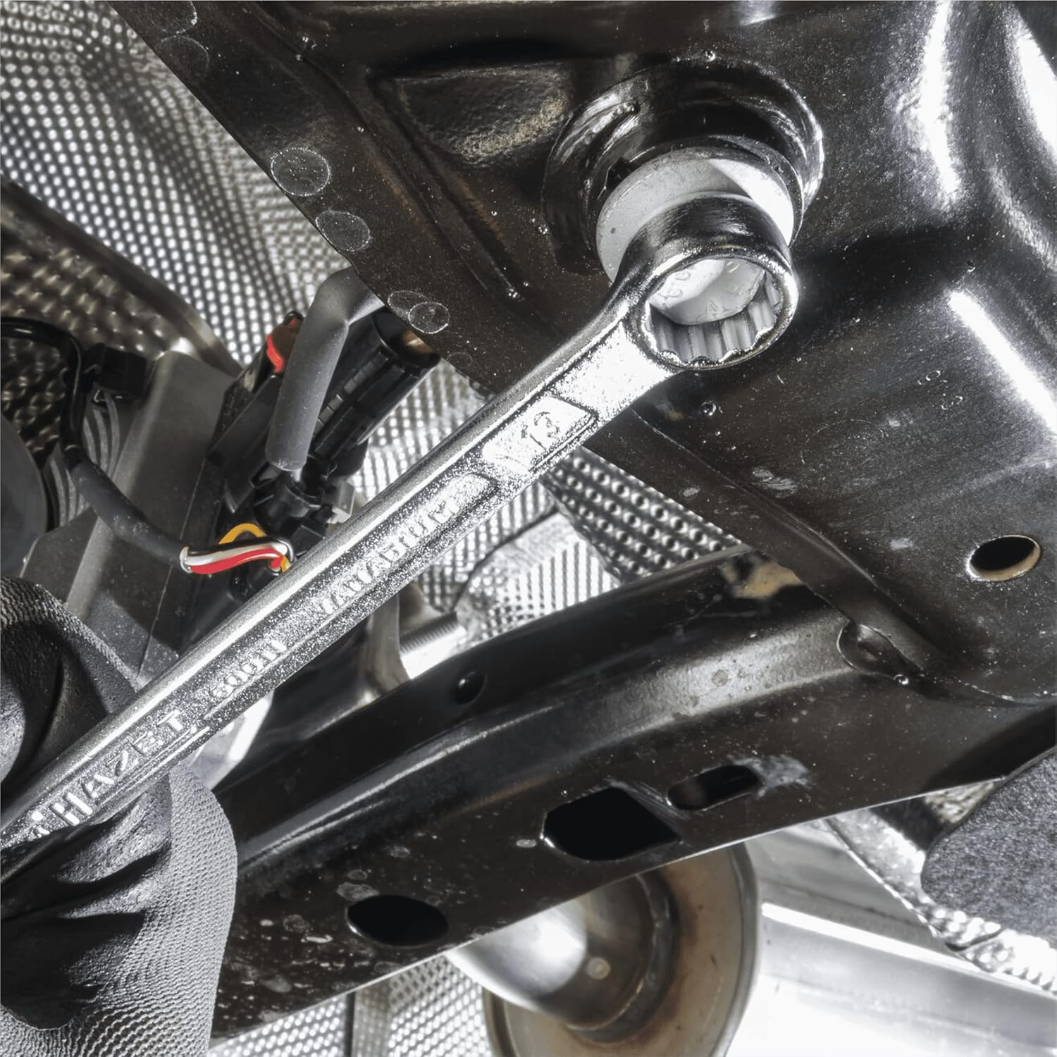 Hazet 600N-17 Combination Wrench, 17 Mm Size image number 1