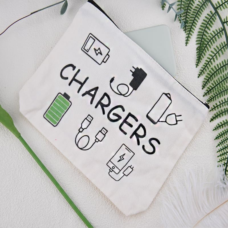 Makeup Cosmetic Bag Travel Storage Bag Electronic Charging Organizer for Women Travel Accessories Versatile Bags Small Makeup Cosmetic Bags for Women Cable Organizer Pouch for Cords image number 3