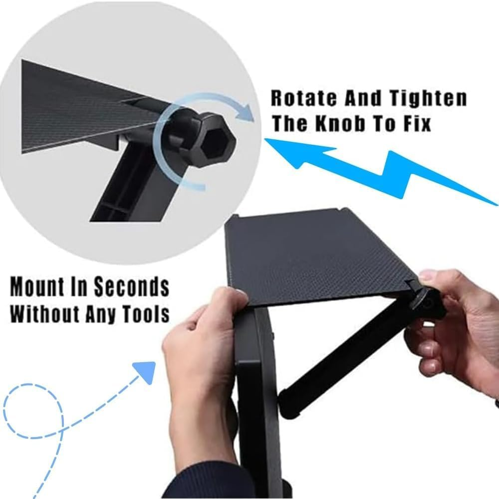 TV Screen Top Storage Shelf, 1Pc TV Top Shelf Screen Top Storage Stand,Computer Monitor Top Mounting Bracket Adjustable Cable Box Mount Rack image number 3