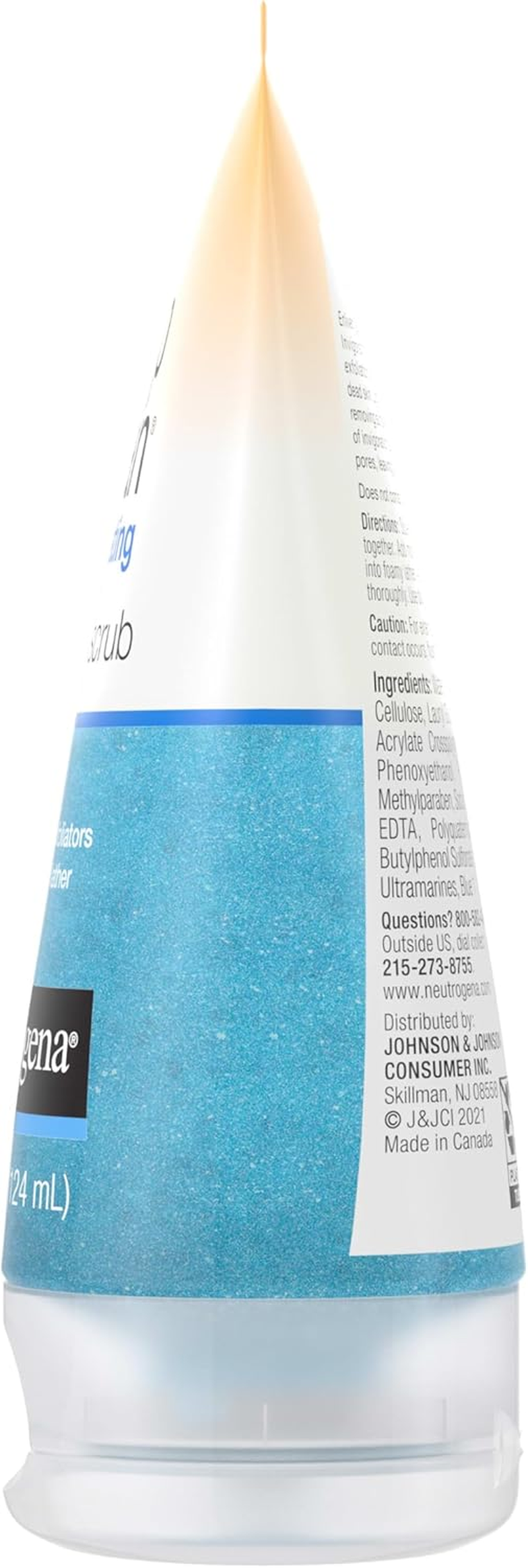 Neutrogena Deep Clean Invigorating Foaming Face Scrub 125Ml|Sweeps Away Dead Skin|Removes Surface Dirt, Oil & Make-Up|Leaves Skin Feeling Refreshed and Energised image number 6