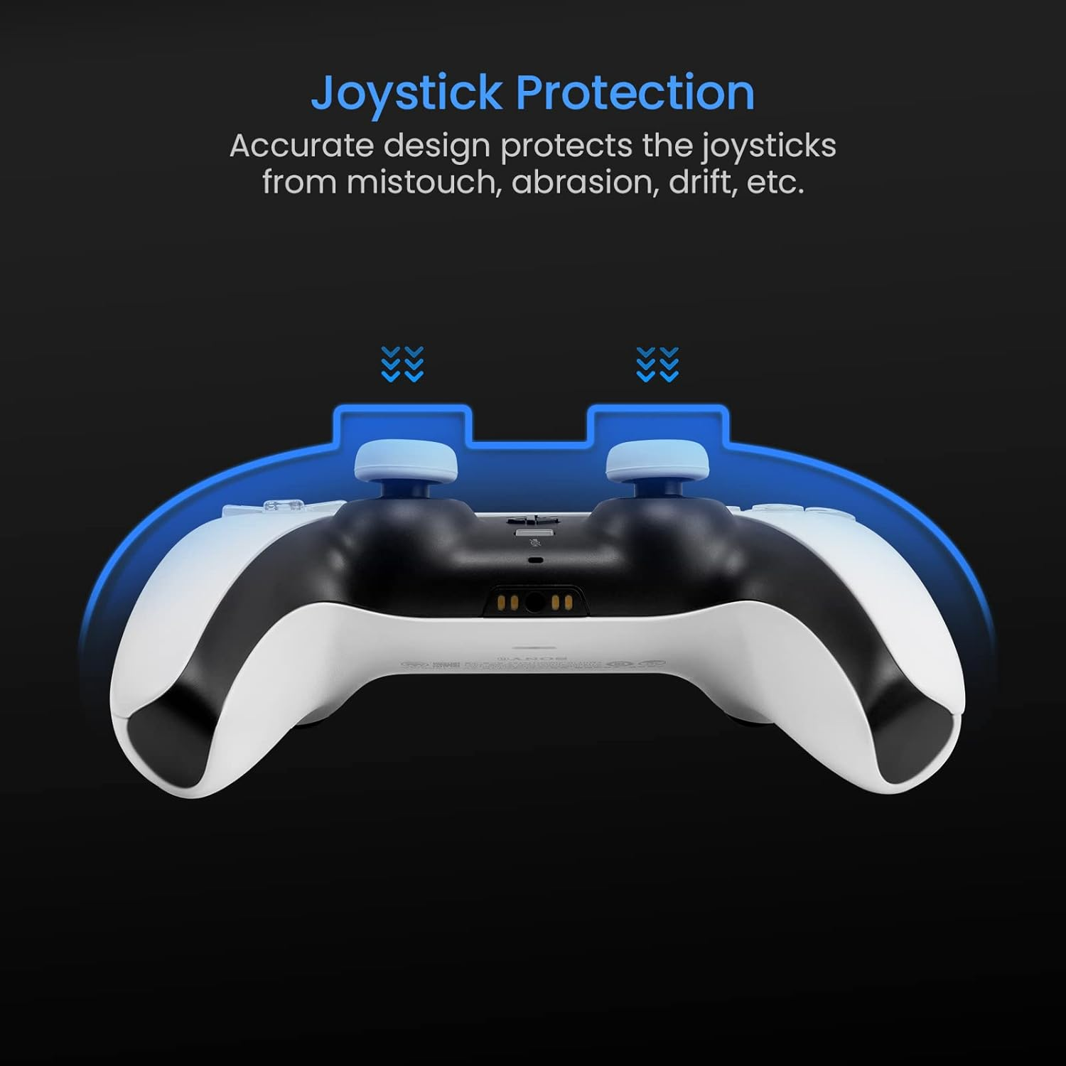 Tomtoc Protective Case for PS5 Controller, Hard Shell Joystick Protector for Playstation 5 Dualsense Wireless Controller, Shock-Proof, Dust-Resistant Lightweight PS5 Accessories Protective Cover image number 2