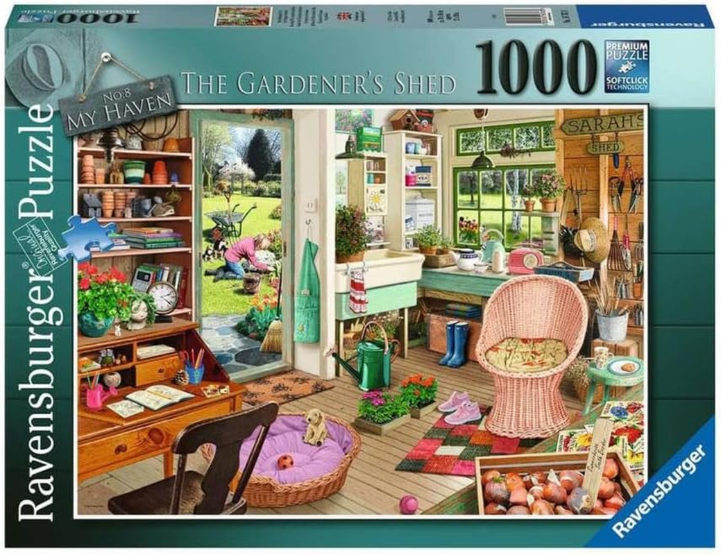 Ravensburger My Haven No 8 the Gardeners Shed Puzzle (1000 Pieces) image number 2