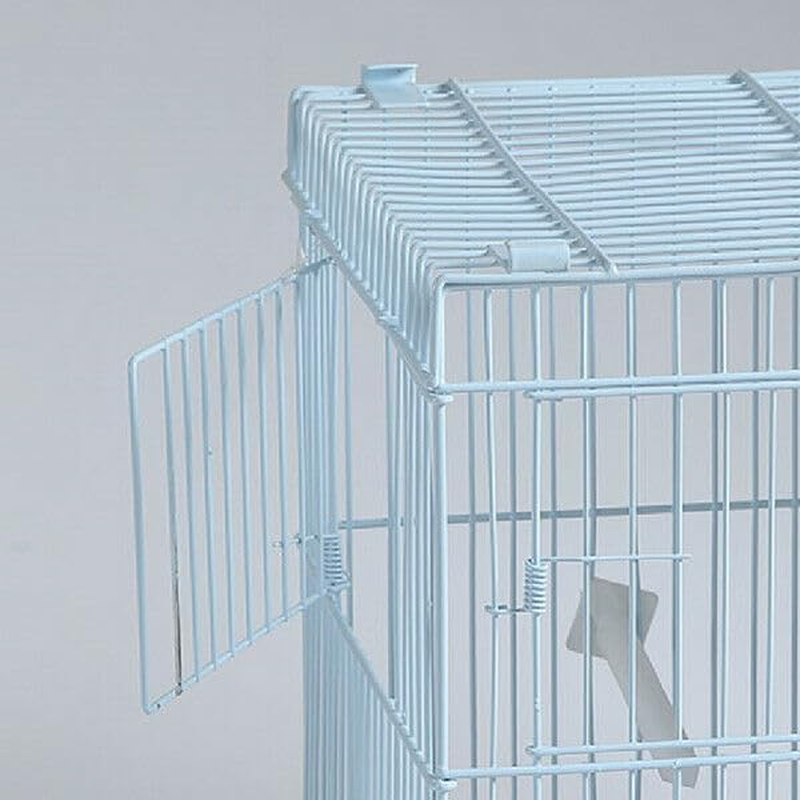 1X Stackable Bird Cage Breeding Cages for Canary Finch Small Birds White image number 3