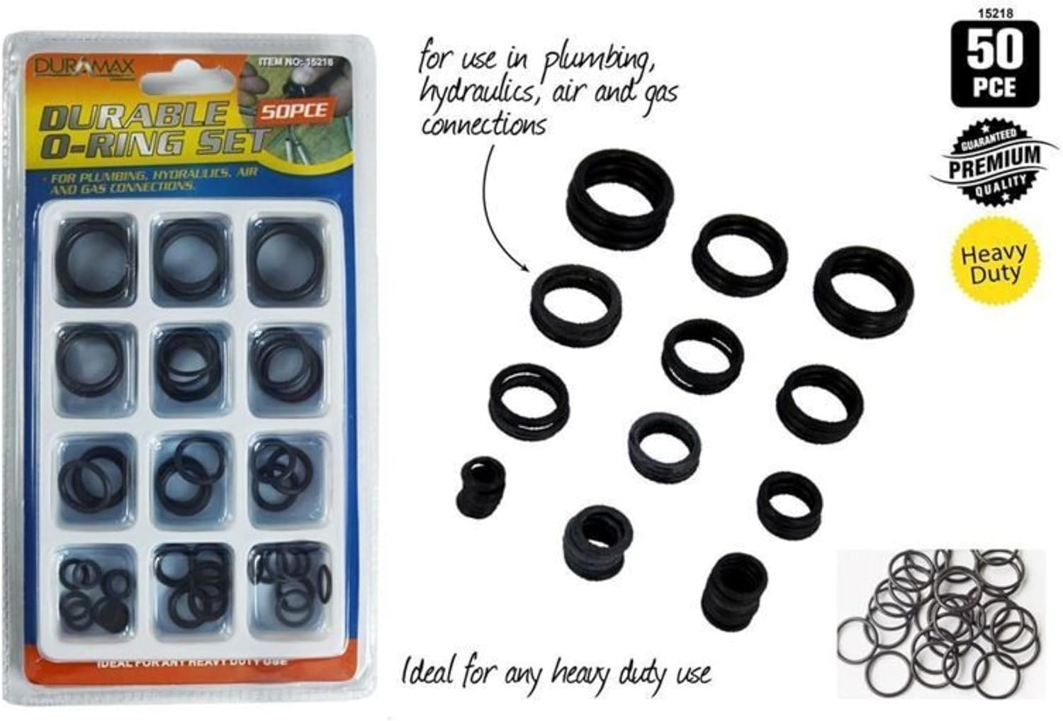 Duramax O-Ring Washers 50-Pieces Set image number 1