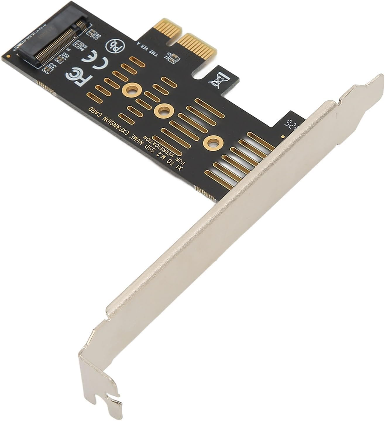 NVME M.2 Pcie X1 Adapter Card Easy for Compatible with Pcie 4.0 3.0 2.0 SSD, Stable PCB Material for Long-Term Use, for PC Desktop image number 3