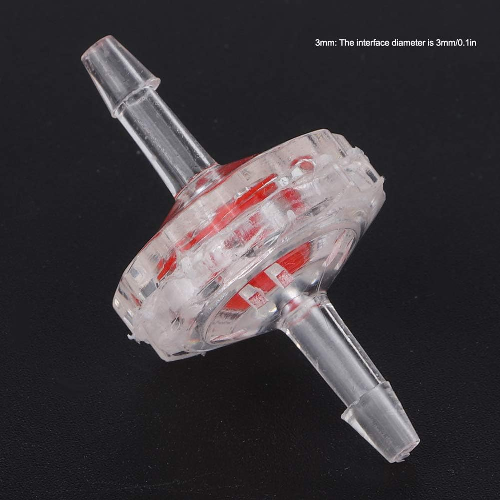 Aquarium Check Valve & 10Pcs 3Mm/5Mm/7Mm Aquarium Air Pump One Way Non Return Check Valve Waterstop Accessory for Fish Tank(3Mm) image number 4