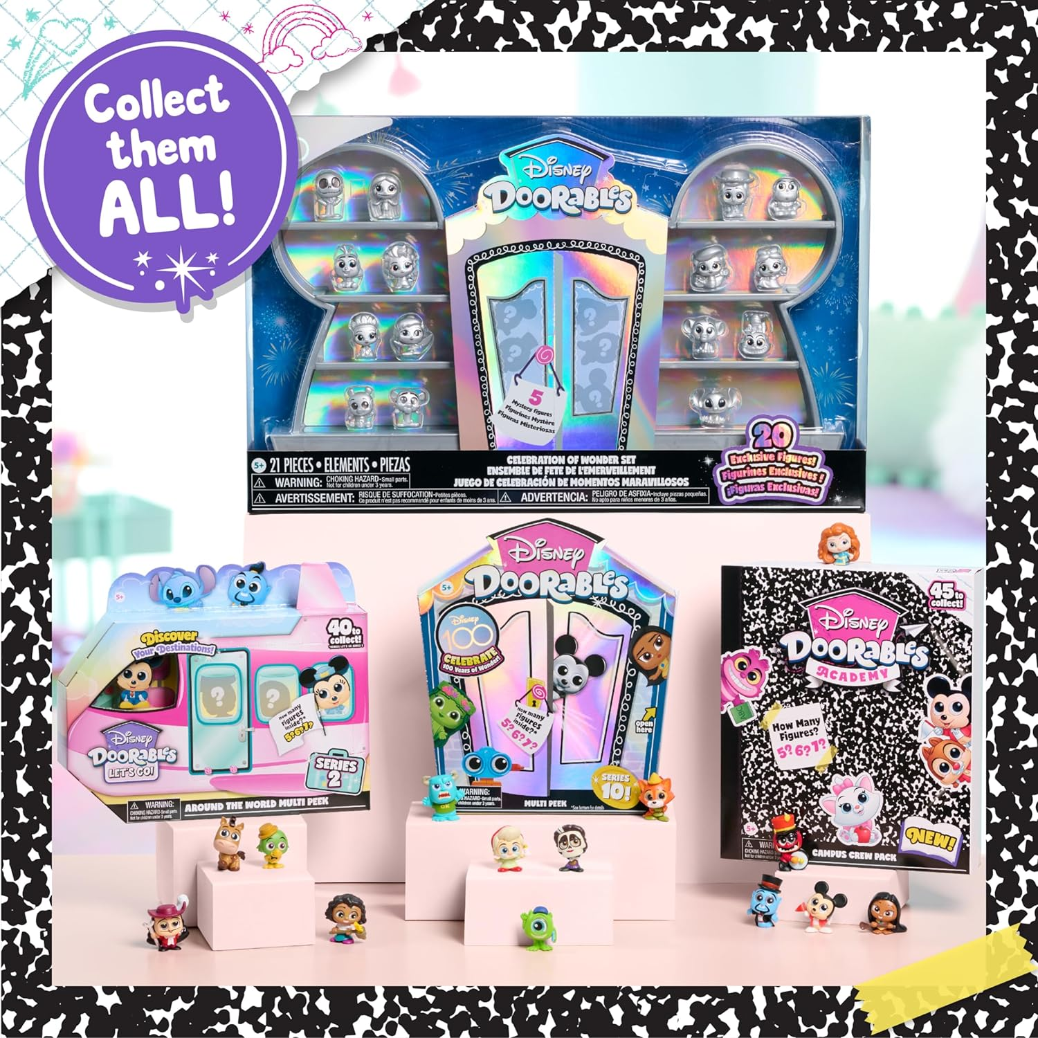 Doorables Academy Surprise Locker 3Pk image number 2
