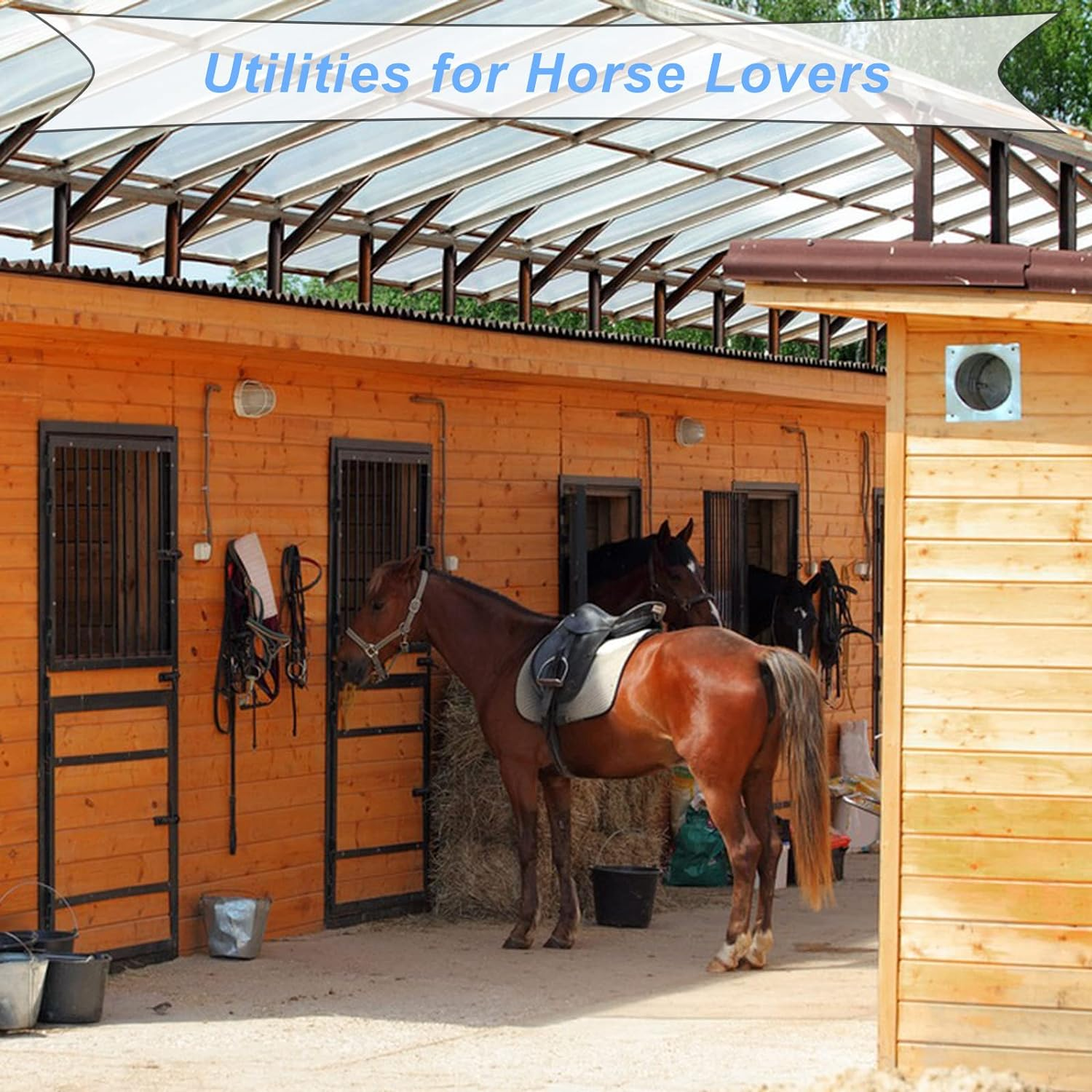 Swess 12 Counts Horse Bridle Rack, Bridle Bracket Bridle Hooks with Tubes and Screw, Horse Tack Storage Halter Hanger Metal Bridle Holder for Tack Room,Horse Blanket Rack,Bridle Holder Wall Mount image number 3