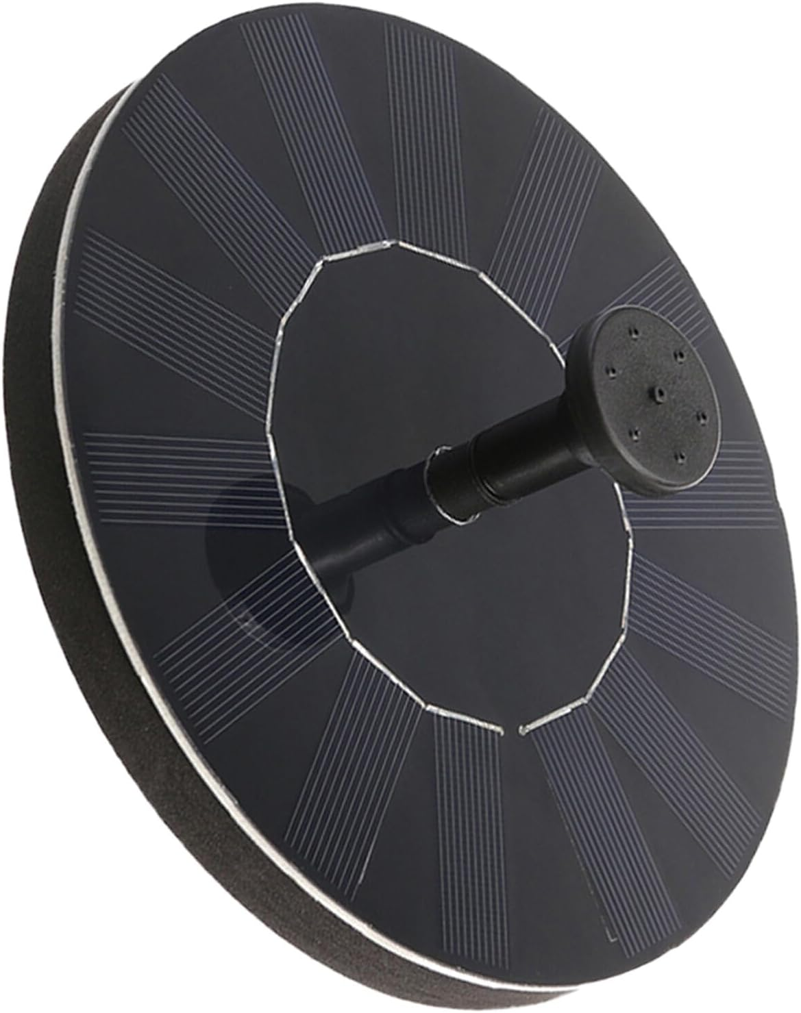 Solar Powered Floating Water Fountain Pump Silent Operation Automatic Daylight Activation for Bird Baths Gardens Patios Landscape Enhancer