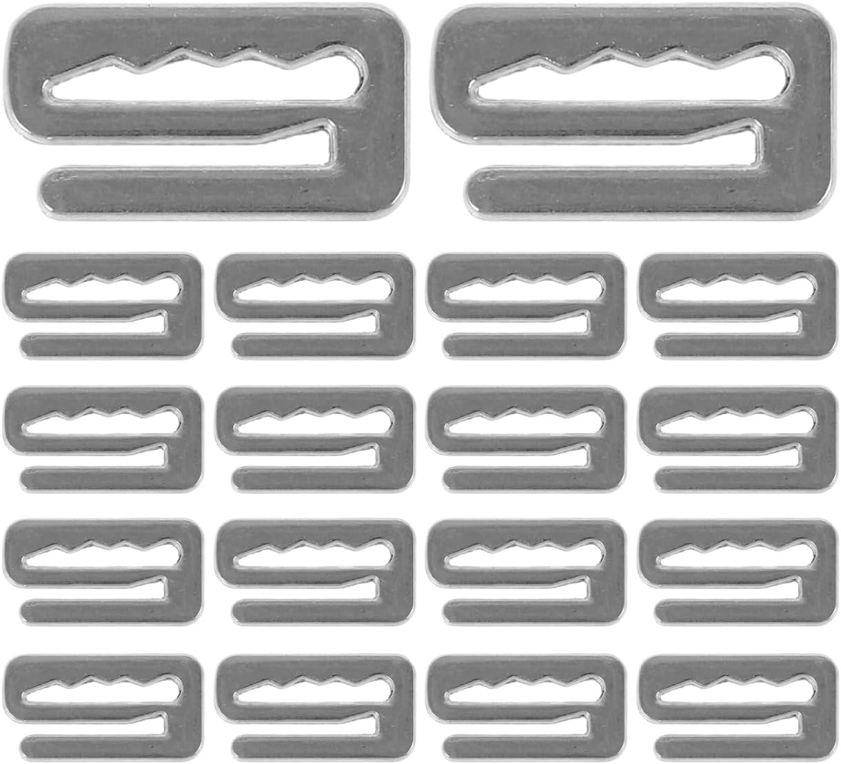 PAMINGONO Pack of 20 Aprons Clip Haircut Cape Clips Salon Cape Supply Hairdresser Cape Hook Replacement Barber Cape Buckle Salon Cape Clip Hairdresser Cape Clip Practical image number 4