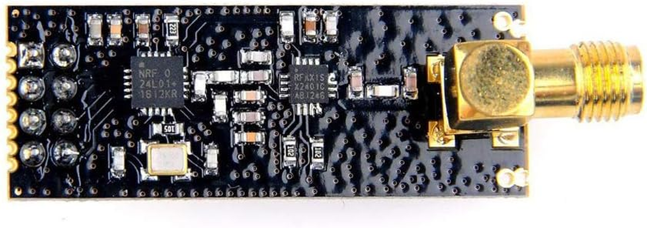 Hiletgo&reg; 2Pcs NRF24L01+PA+LNA Wireless Transceiver RF Transceiver Module with SMA Antenna 2.4G 1100M Compatible Arduino image number 6