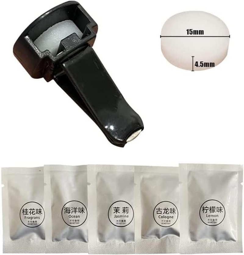 20 Pack Car Air Vent Clip Freshener Refills Solid Fragrance Replacement Pads, Long Lasting Air Freshener for Car Accessories for Women Men (Ocean)