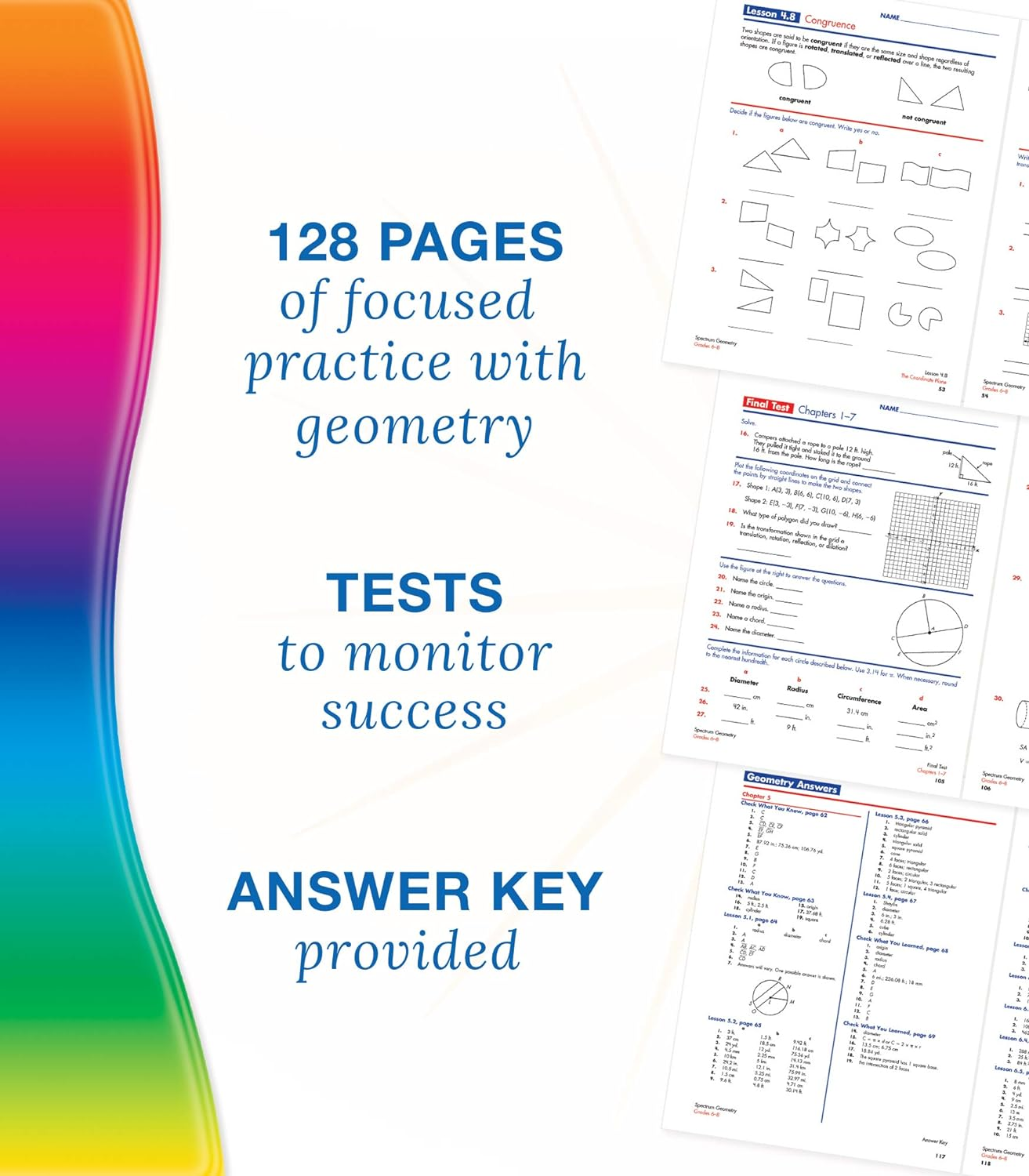 Spectrum Geometry Grades 6-8 image number 4