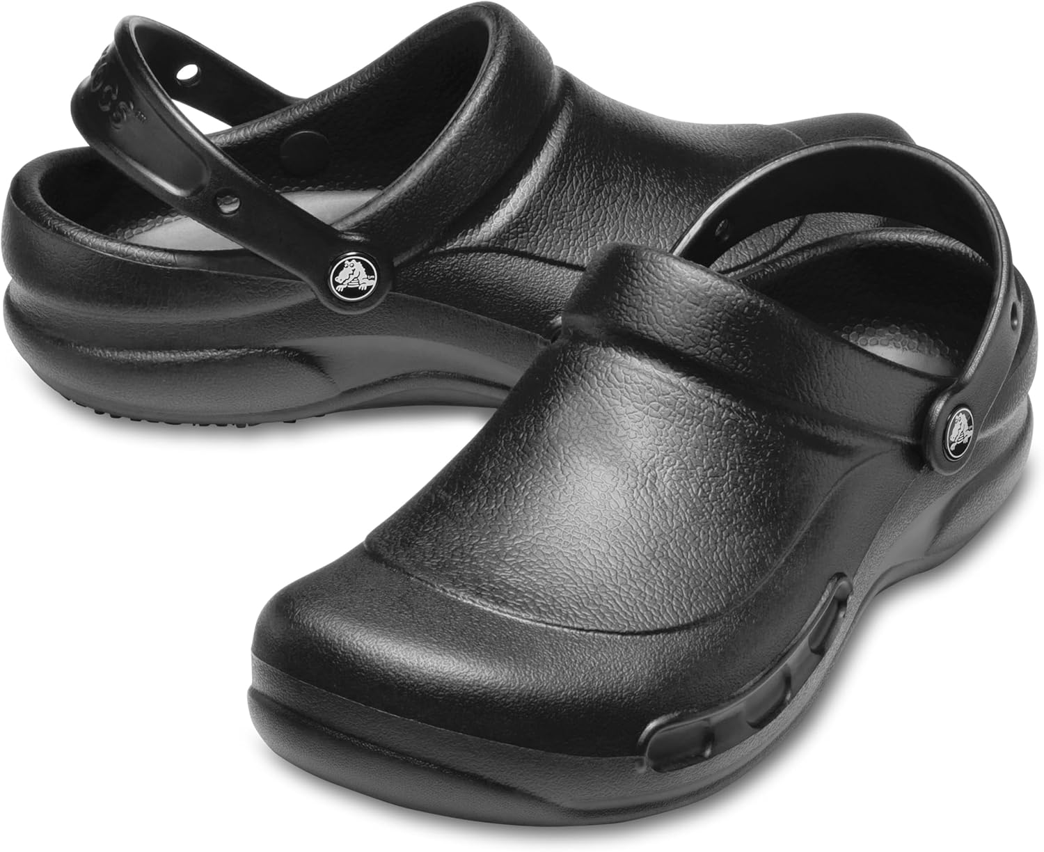Crocs Unisex Adult Bistro Clog, Black, US M13W15 image number 5
