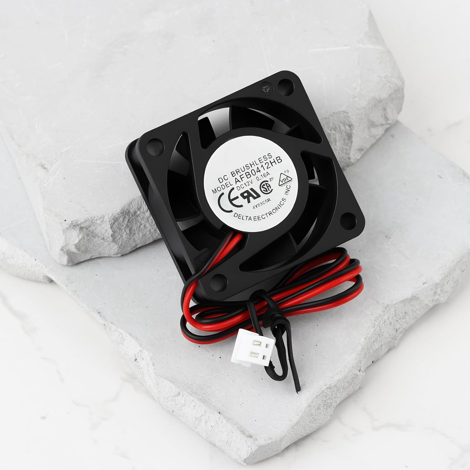 SING F LTD 2-Pin 12V DC Axial Ball Bearing Server Fan AFB0412HB 40X15Mm for Industrial Cooling Applications image number 4