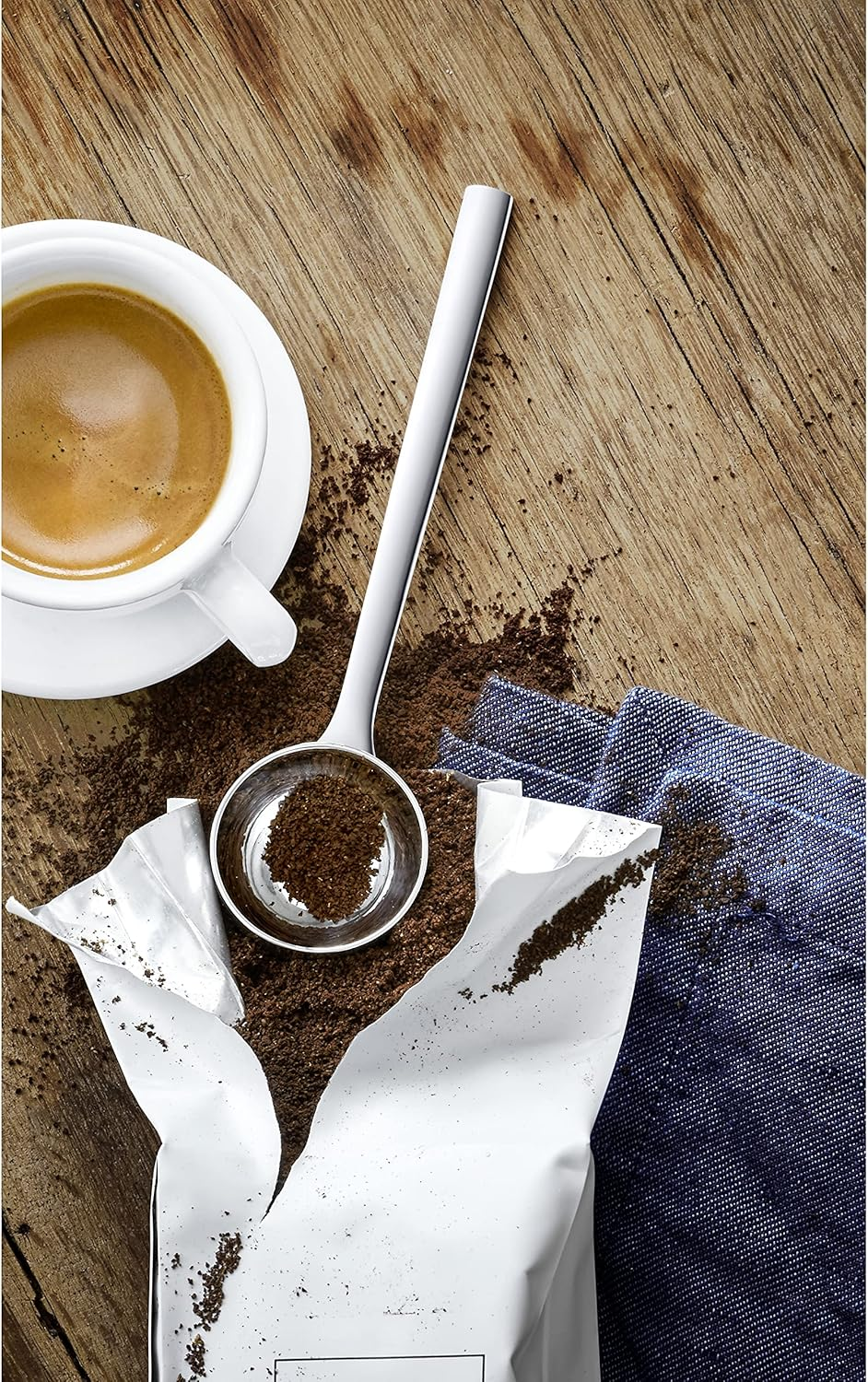 WMF Coffee Measure Spoon Set 7 Pieces Pieces Measuring Spoon Measuring Cups, Rustproof Polished Stainless Steel image number 2