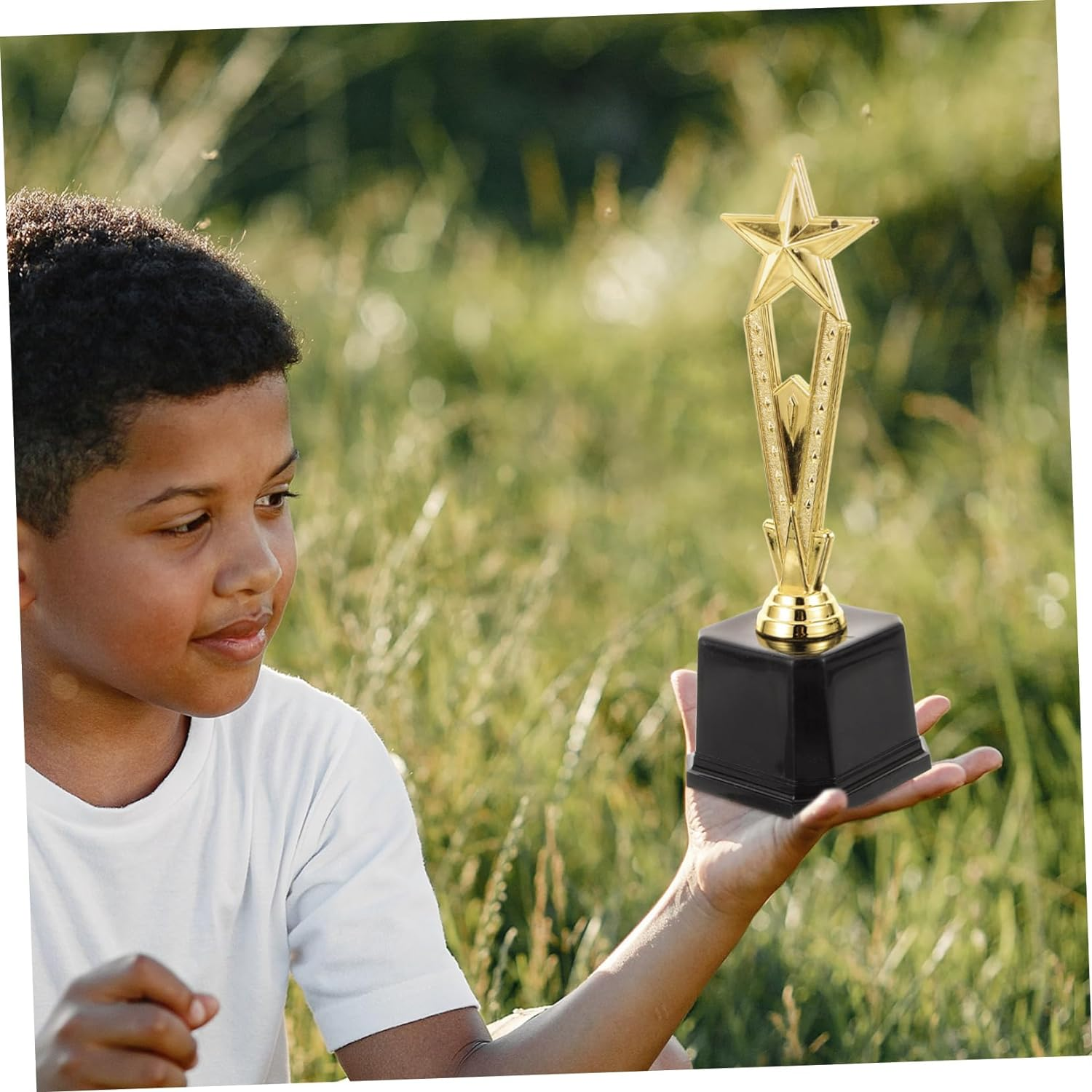 SUPVOX Pentagram Trophy Cup for Boys and Girls Educational Competition Award for Kindergarten Parties Events Encourages Positive Participation for Nameplate Game Prizes image number 6