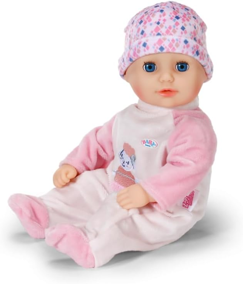 BABY Born Anna Rose - 36Cm Doll with Soft Touch Fabric Body, Pink Romper, and Sleeping Eyes Feature - Includes Bottle - Suitable for Children from 1 Year Old image number 5