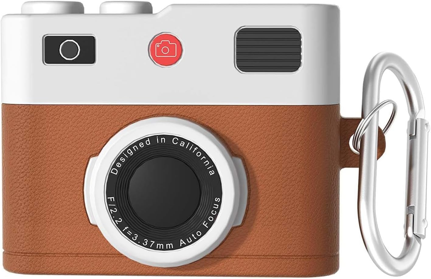 Airpods Pro 2Nd/1St Generation Case Cute 3D Camera Design Airpods Pro 2 Case Cover 2022/2023 Soft Silicone Charging Case for Apple Airpods Pro 2Nd/1St Gen for Women Men-White