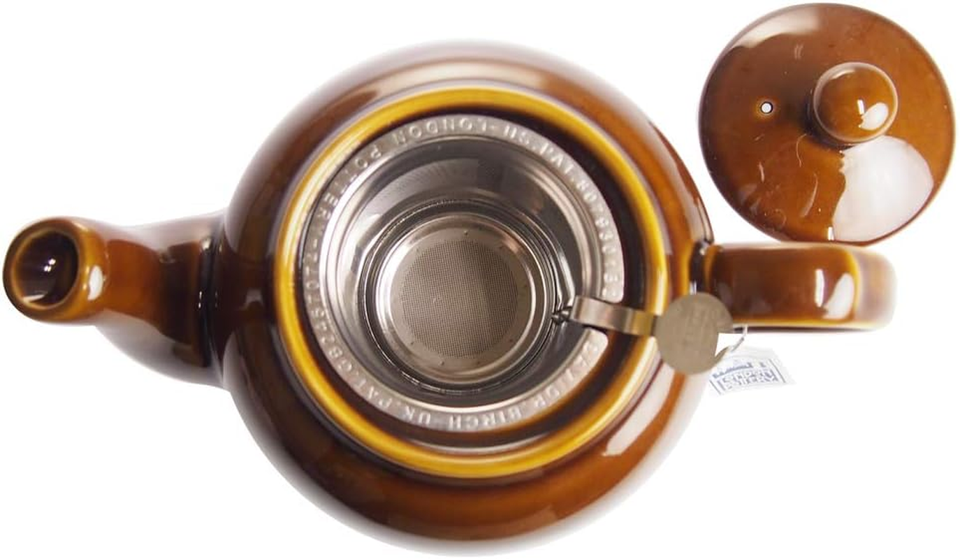 London Pottery Farmhouse Teapot for 4 Cups, Rockingham Brown image number 2