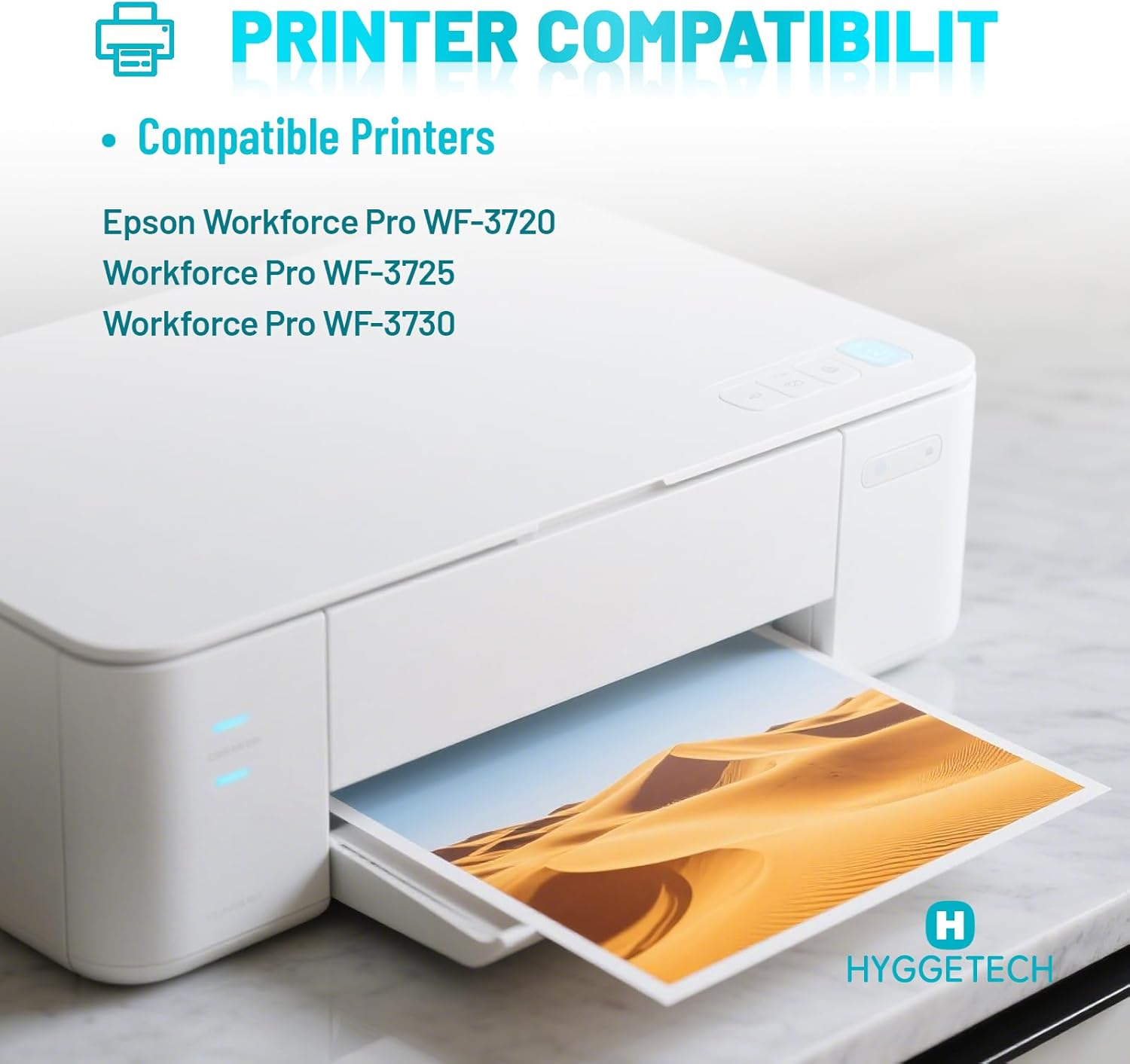 702XL Ink Cartridges Compatible with Epson 702XL Ink Cartridges Use for Epson Workforce Pro WF-3720 WF-3725 WF-3730 Printer (2Black Cyan Magenta Yellow, 5 Pack) image number 1