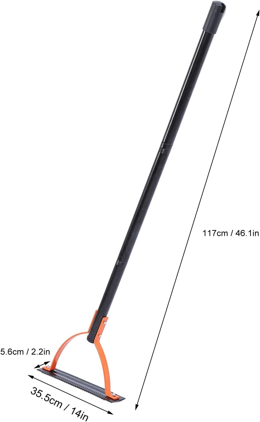 Weed Grass Cutter with Double Edged Blade, Steel Manual Grass Whiprass Whip, Long Handle Weed Whacker, Manual Weeders, Weeds Cutting Hand Tool for Garden, Yard, Field, Ditches (3 image number 2