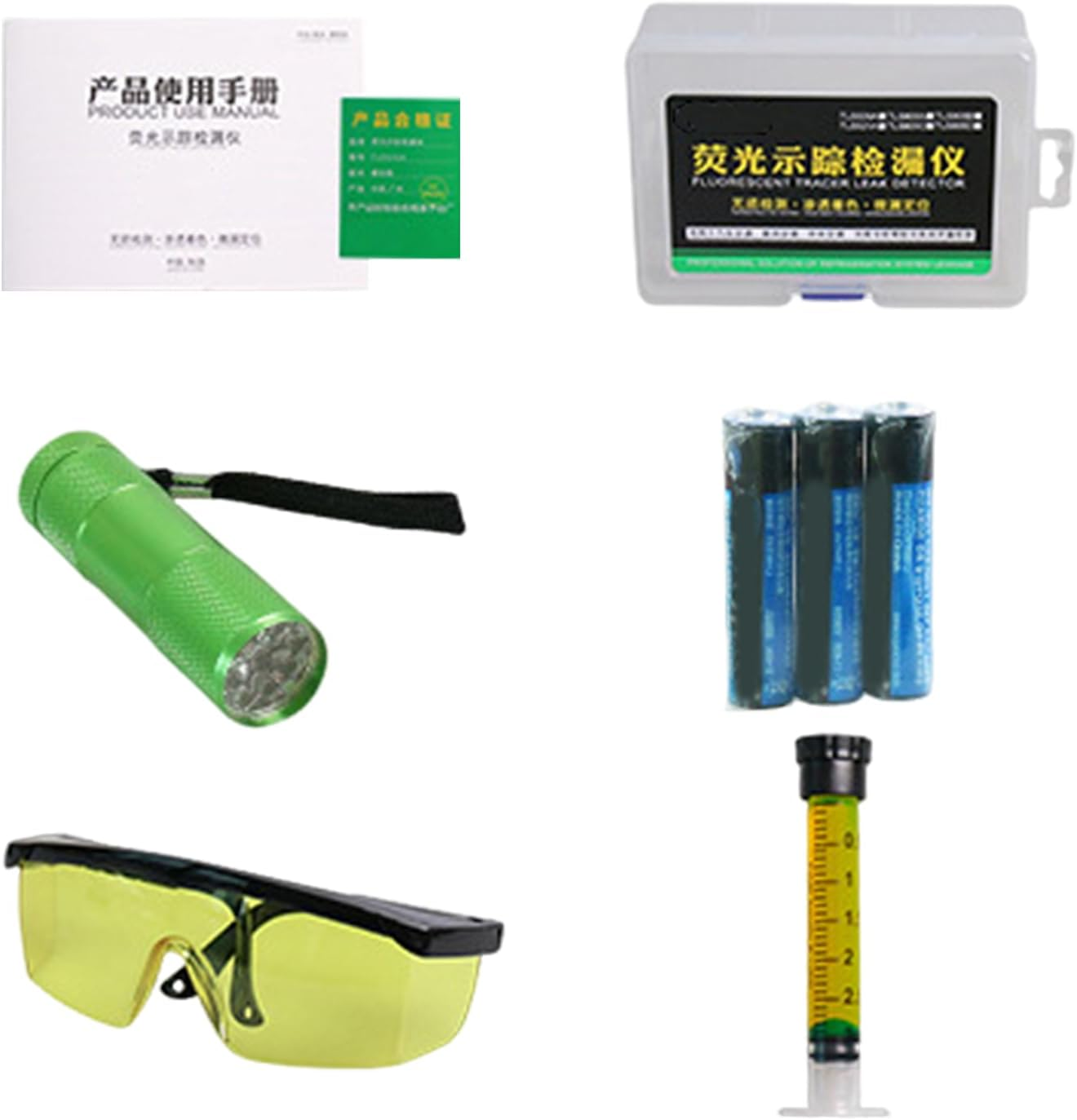 AC Leak Detector Kit | Detection Tool for Air Conditioner - Long-Lasting UV Light Air Conditioner Leak Detector for Automotive, Home, Vehicle, RV image number 3